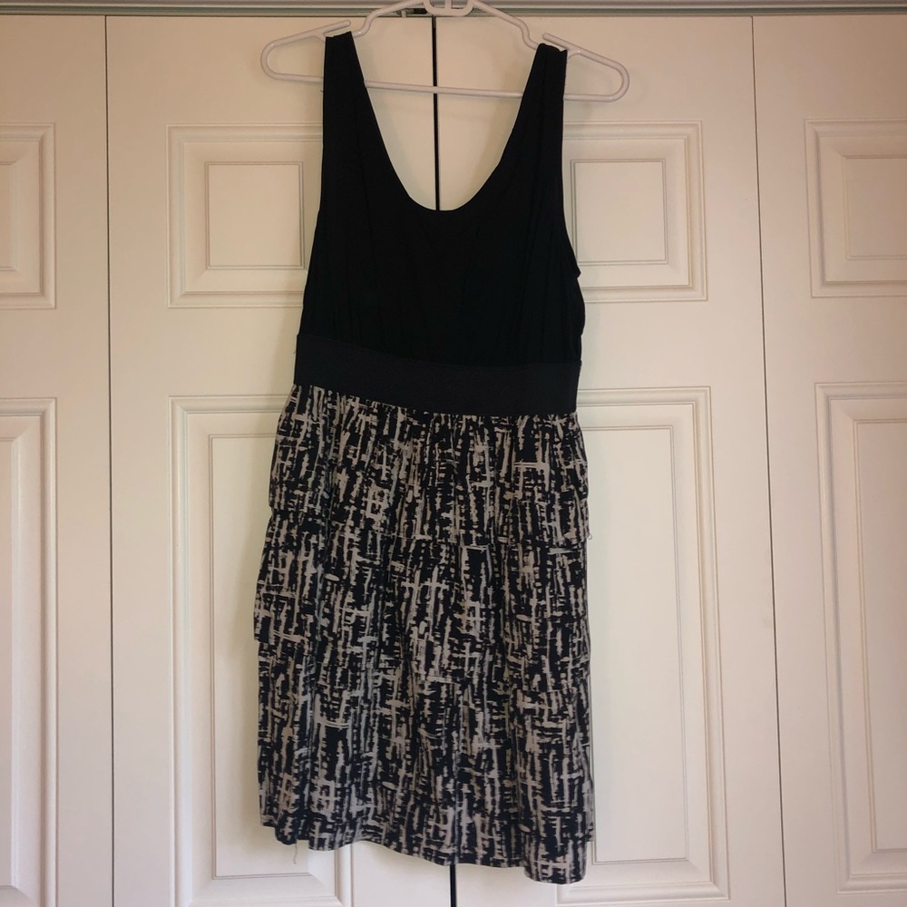 Black and white summer dress